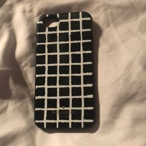 Kate Spade IPhone 6 black and white case